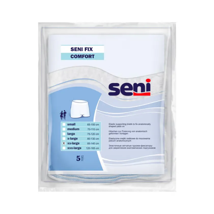 Seni Fix Soft elastische Höschen zur Fixierung von Inkontinenz- und Vliesvorlagen 2XL 25 Stück