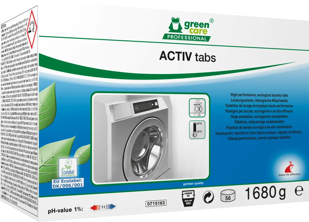 ACTIV tabs Hypoallergene Wäschetabs 4x56 Tabs