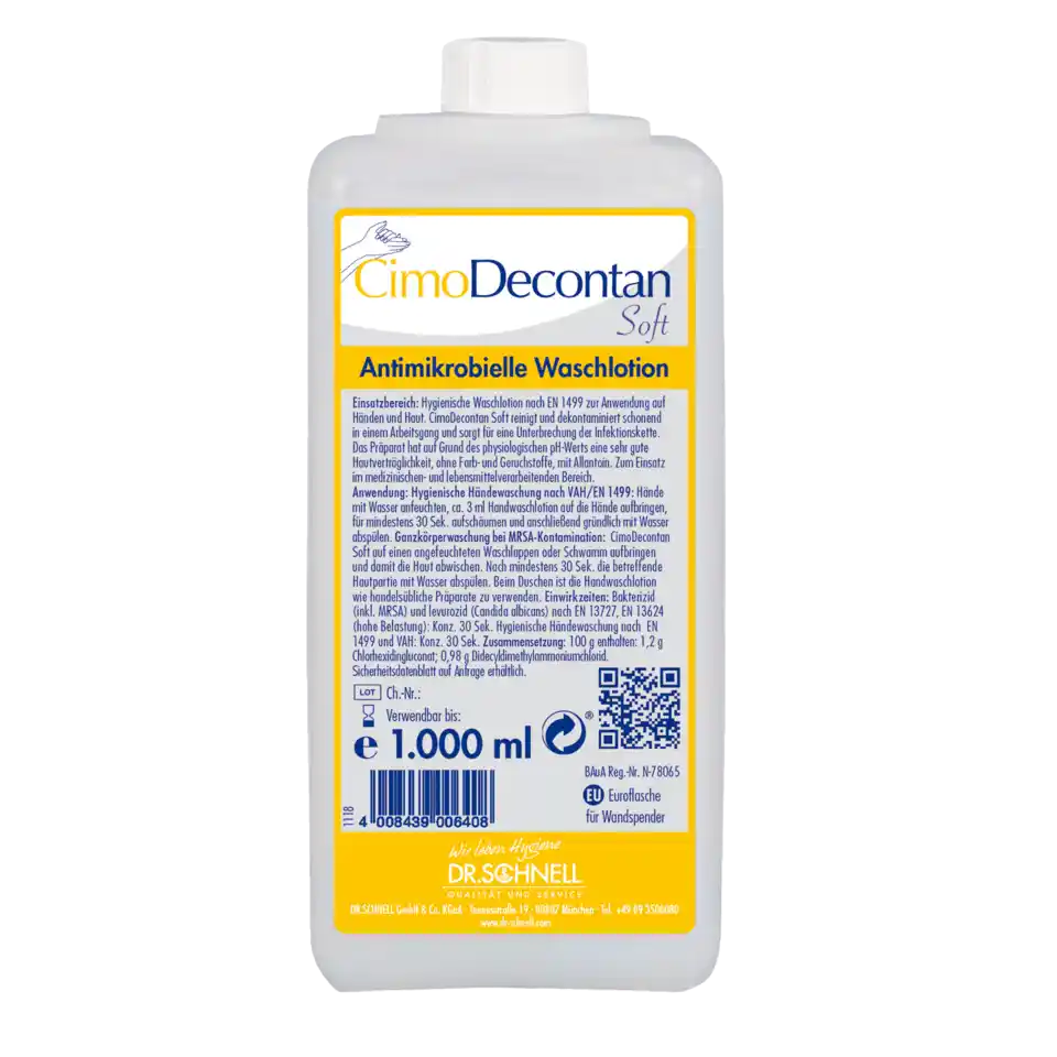 CIMODECONTAN SOFT Antimikrobielle Waschlotion für Hände und Körper