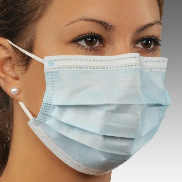 Mund- und Nasenmasken weiß 100 Stück