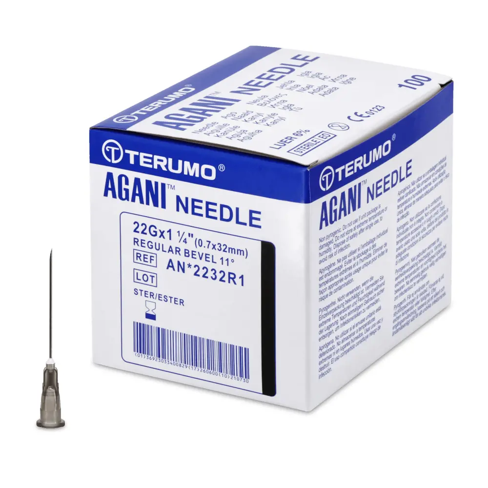 AGANI Kanülen Nr. 20 (0,40 x 19 mm) grau, 27G x 3/4" 100 St