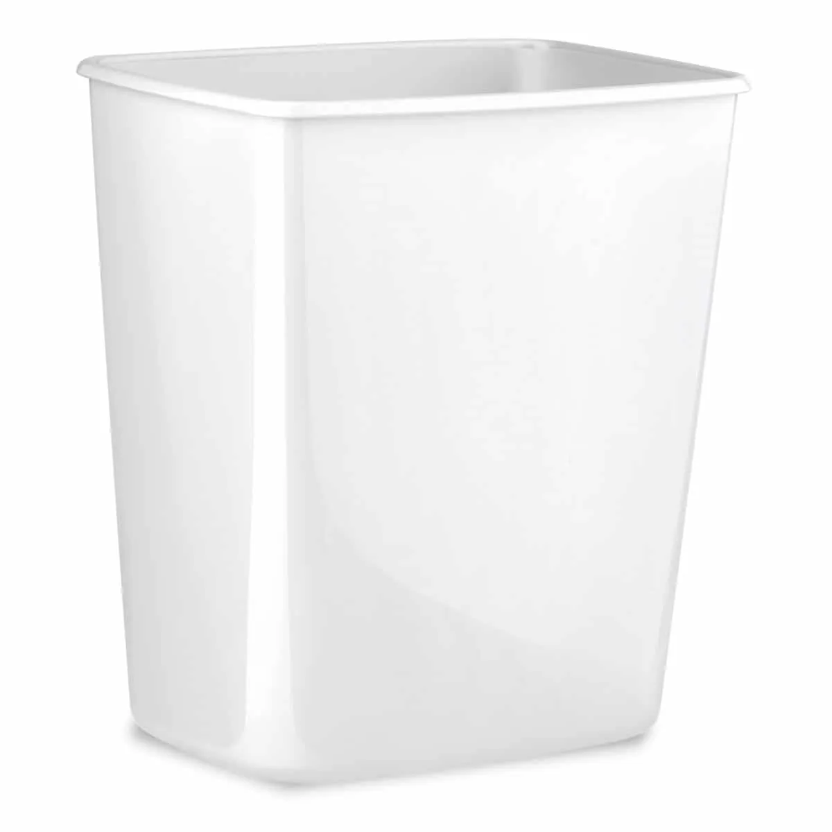 Abfalleimer Kunststoff weiß (matt)