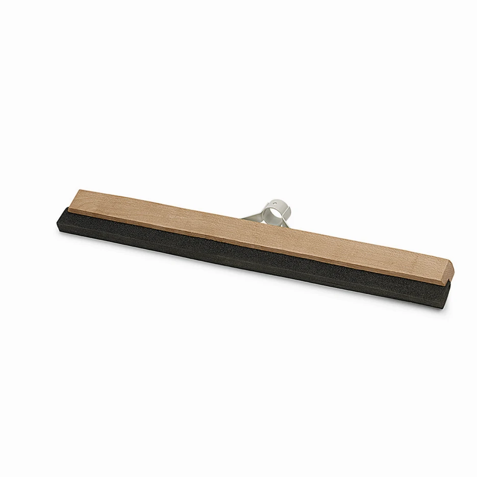 Wasserschieber Holz mit Metallstielhalter