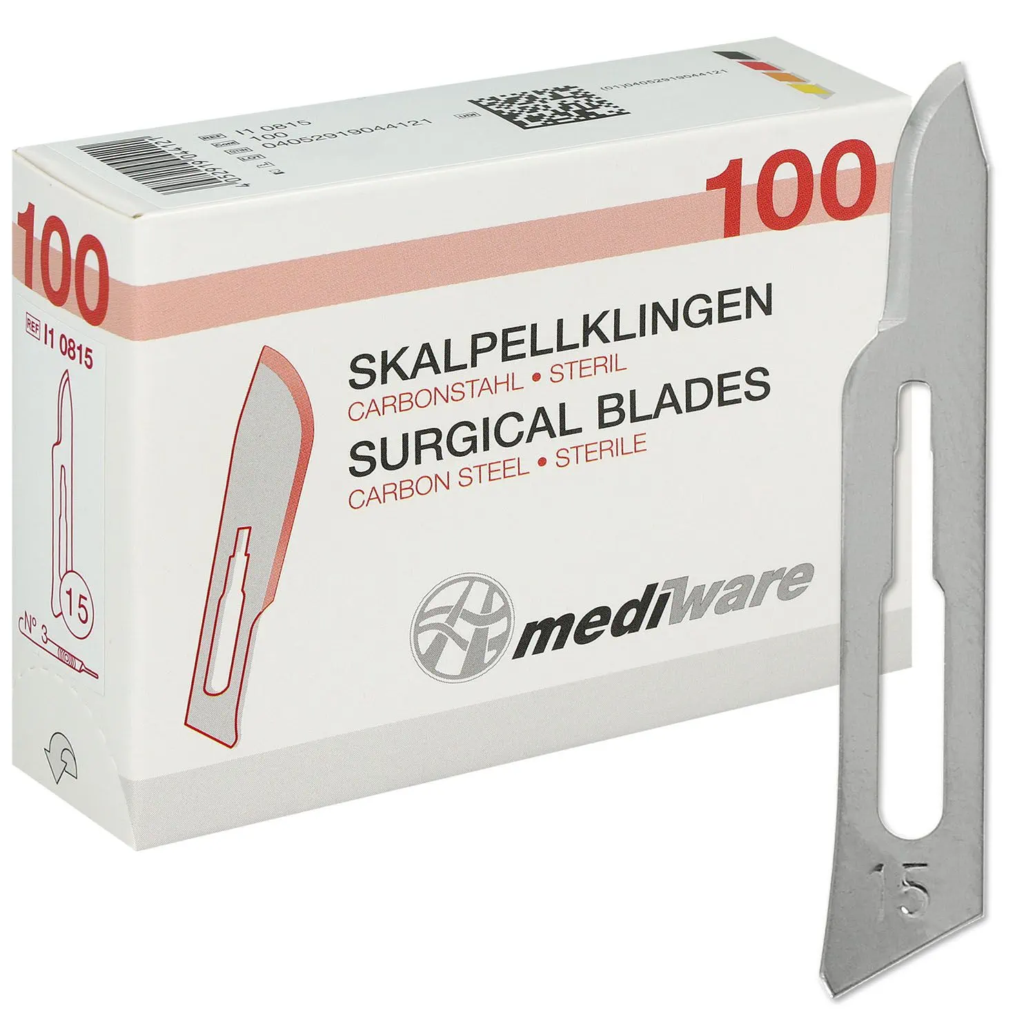 Mediware Skapellgriff und Skapellklinge aus Edelstahl