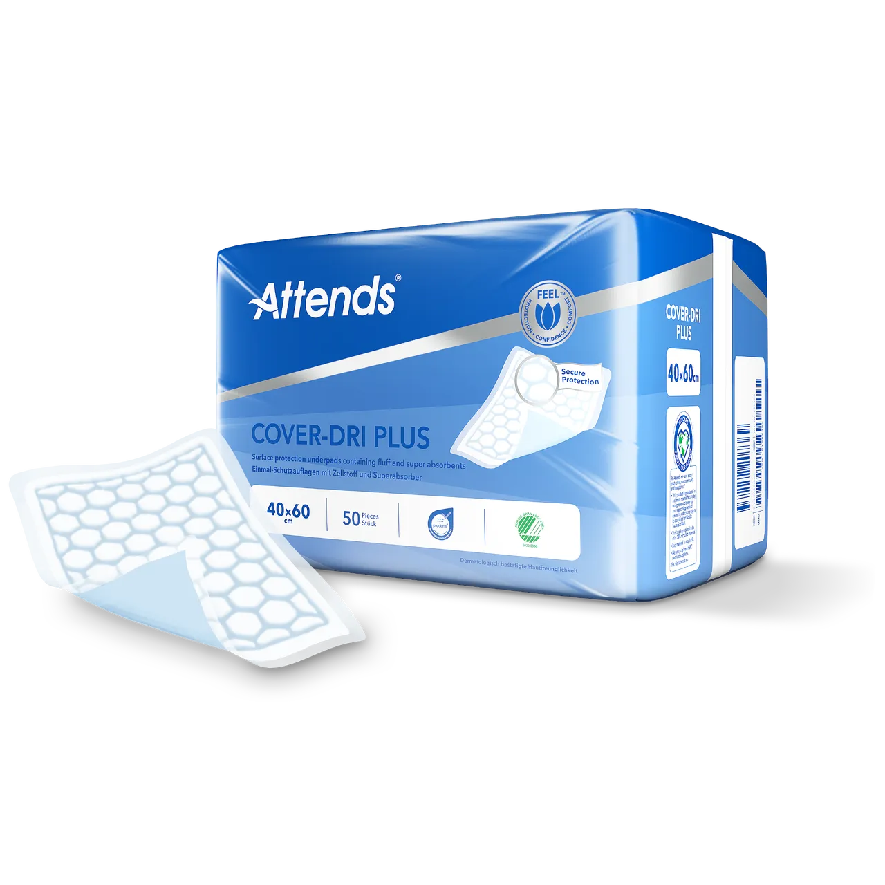 Attends Bettschutzeinlagen Cover-Dri Plus