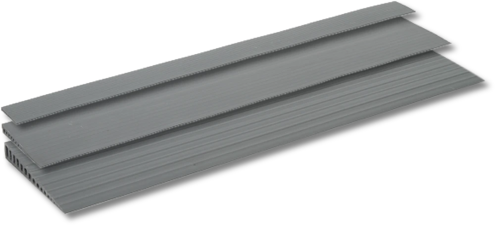 Gummirampe, grau, mit Klebeband, 8 x 80 x 900 mm, HMV 22.50.