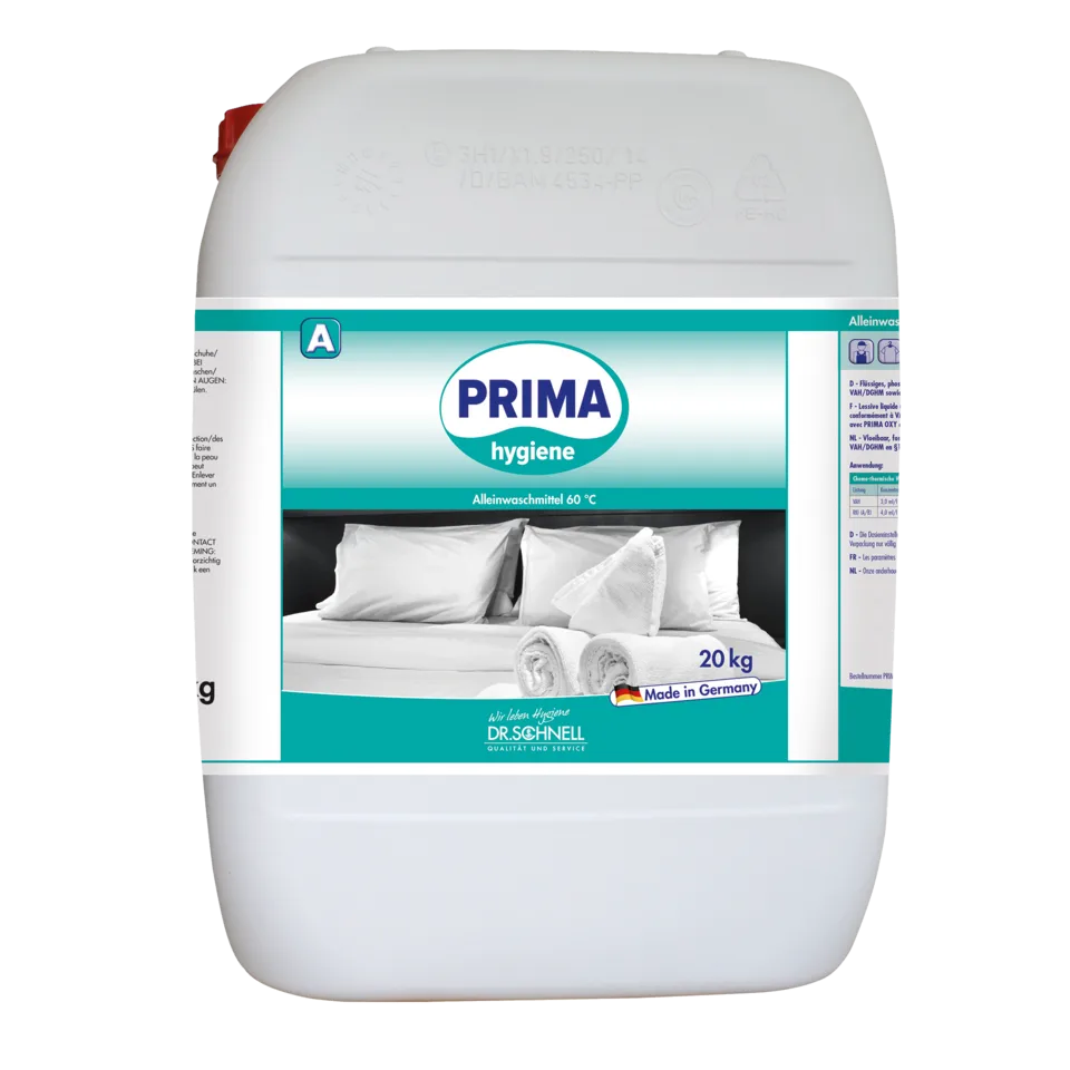 PRIMA HYGIENE Flüssiges, phosphatfreies Alleinwaschmittel, alkalisch