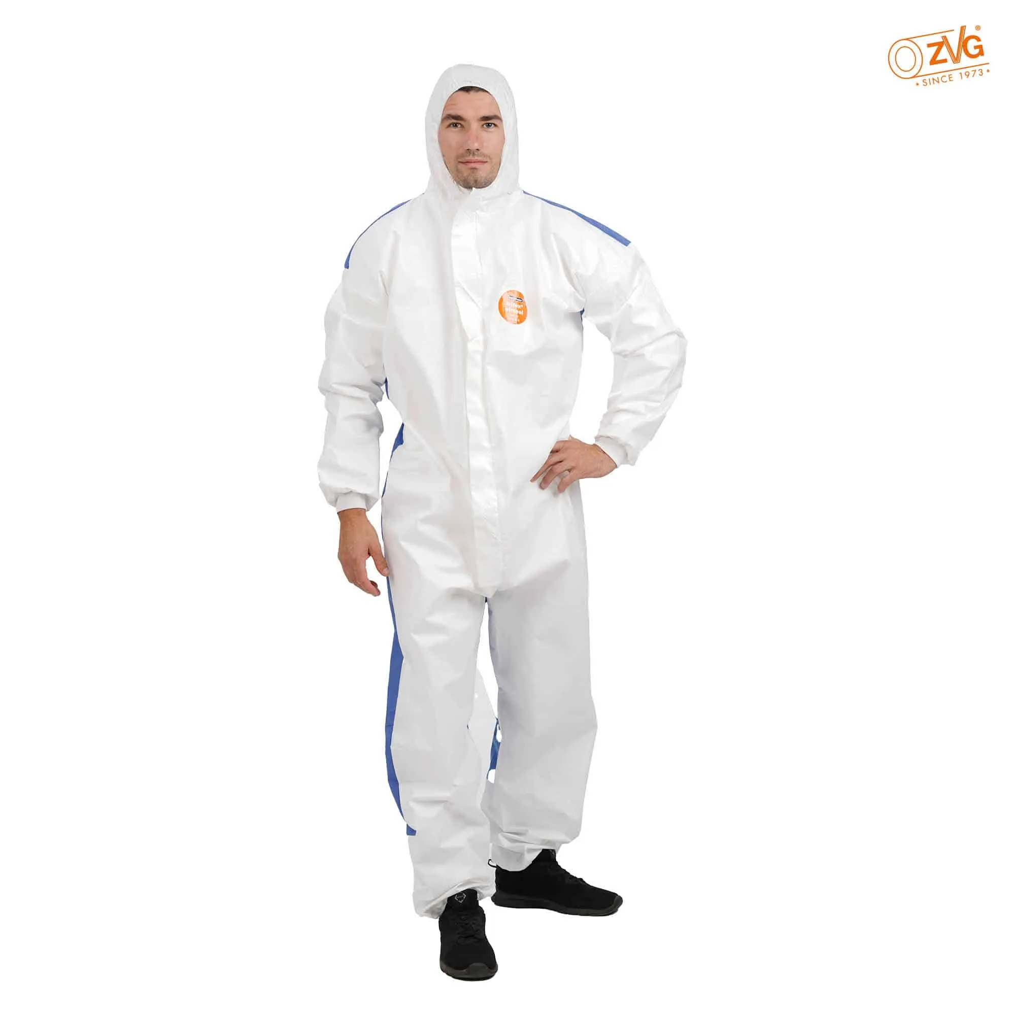 Overall Tritex® aircool, weiß/blau Kat. III, Typ 5+6