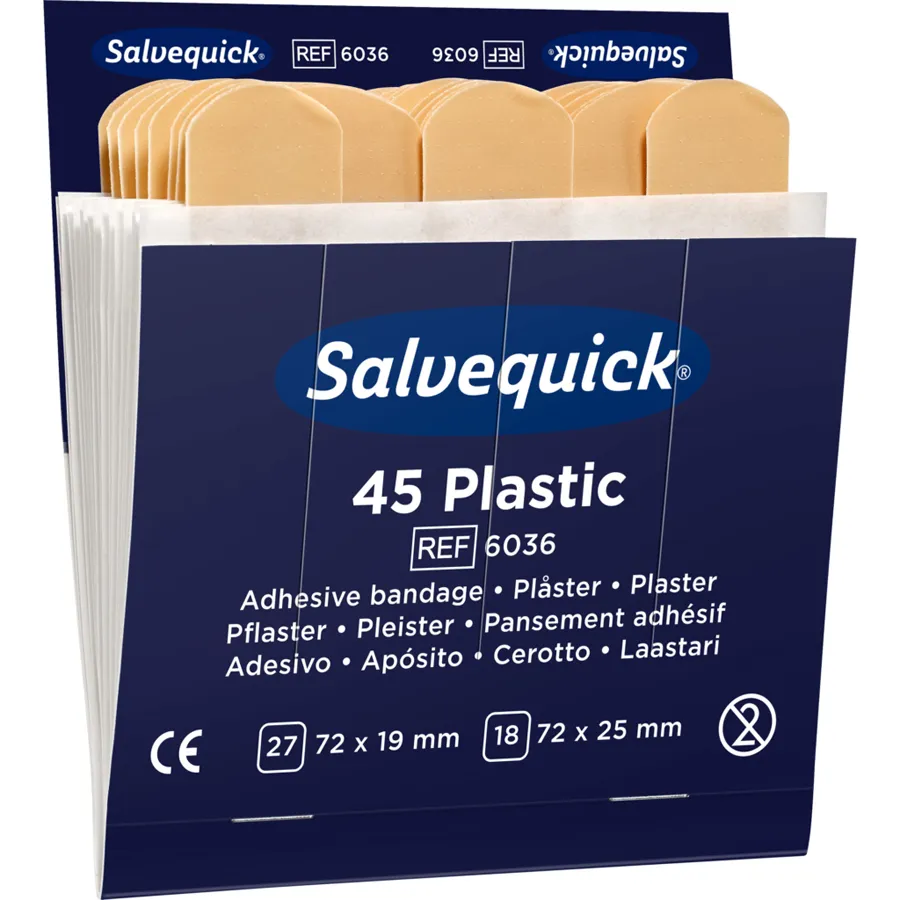 Salvequick wasserabweisende Pflaster / Nachfüllpackung
