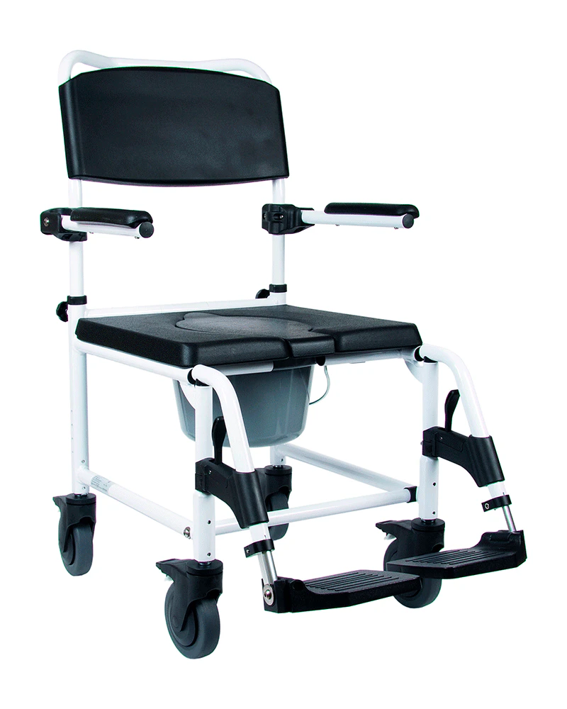 Dusch- und Toilettenrollstuhl Kakadu SB45 cm (arretierbar)