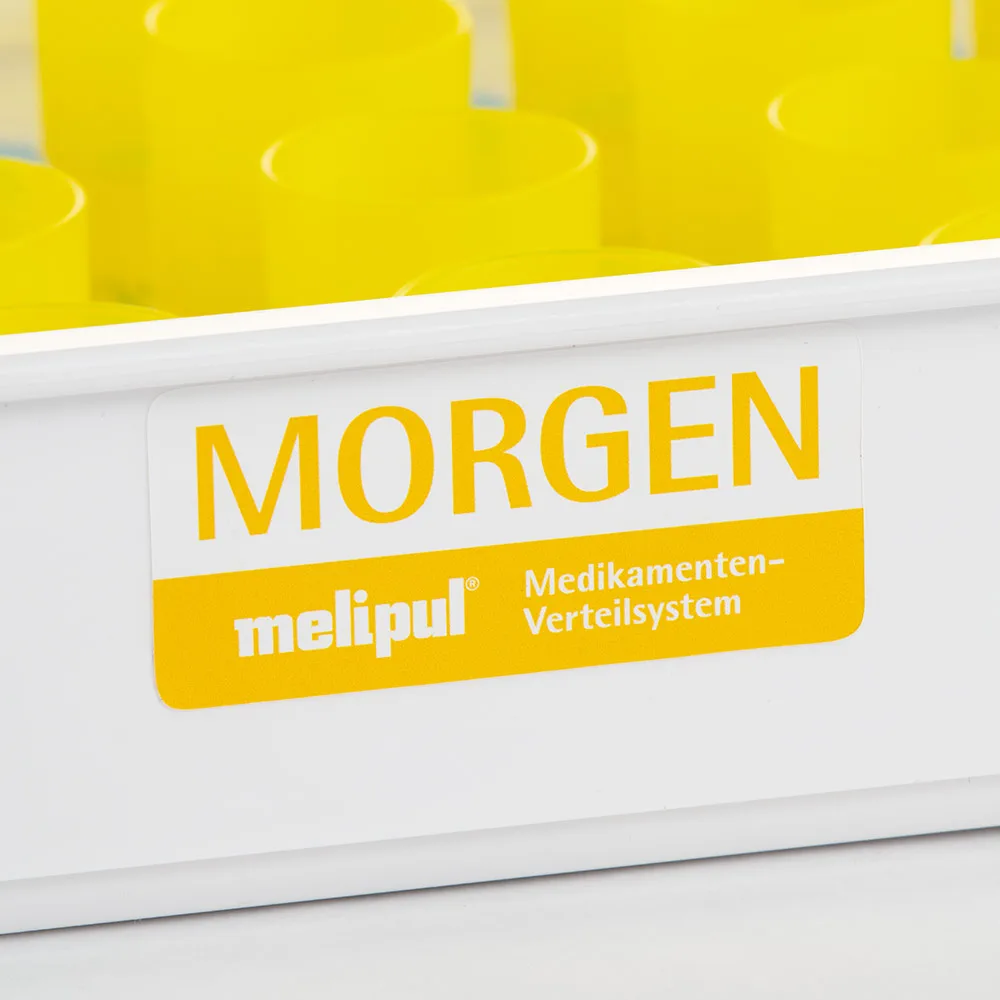 melipul Aufkleber Beschriftung für Tabletts 5 Stück