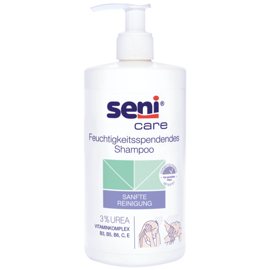 Seni Care Feuchtigkeitsspendendes Shampoo mit 3% Urea 500 ml