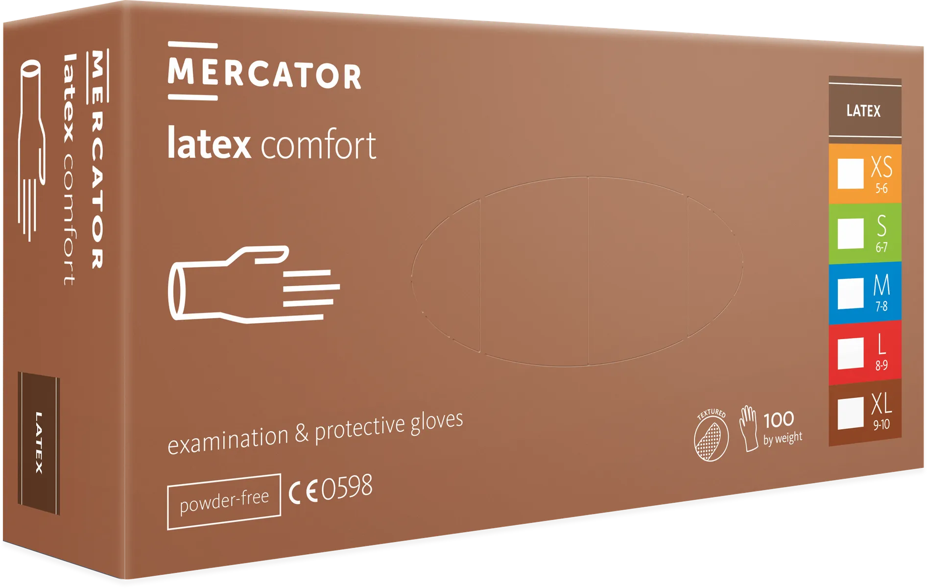 Mercator Latex Comfort - Latexhandschuh puderfrei