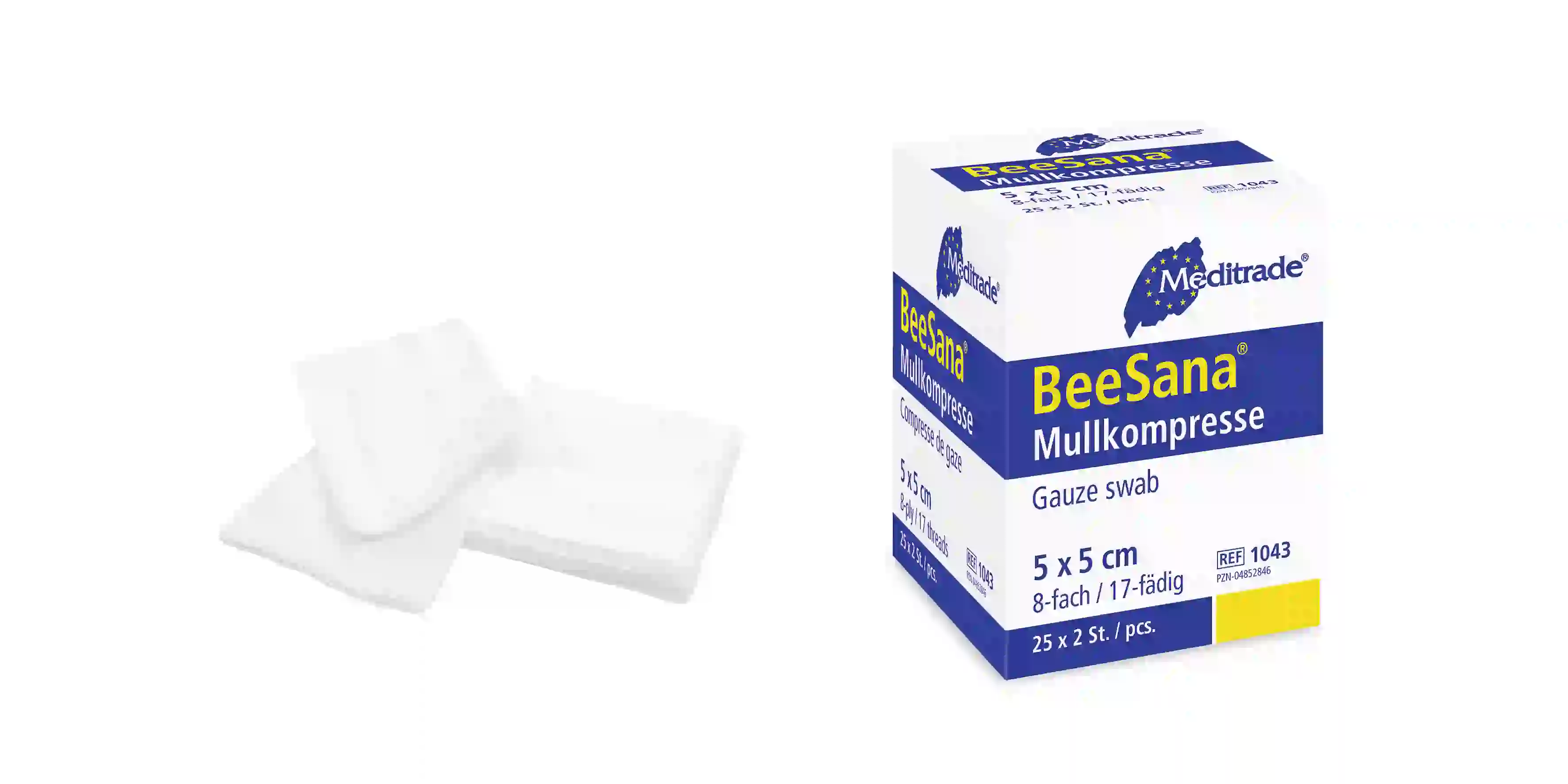 BeeSana® Mullkompresse, unsteril - versch. Varianten
