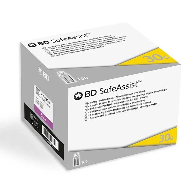 BD SafeAssist Sicherheits-Pen-Nadel 5mm / 100 Stück