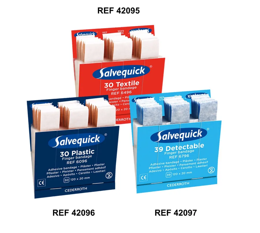 Fingerpflaster elastisch / Nachfüllpack 6x30 Pflaster