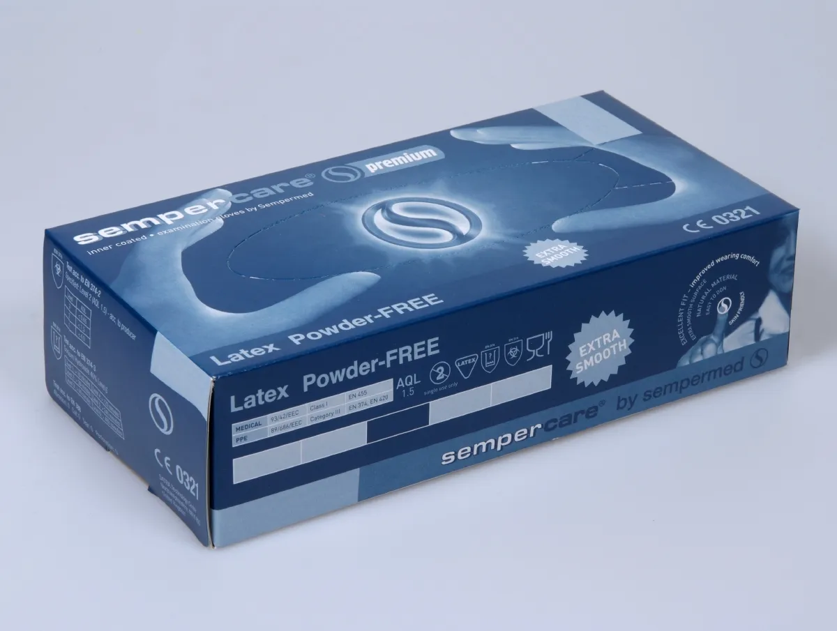 Sempermed Supreme OP-Handschuh Natur- latex pf