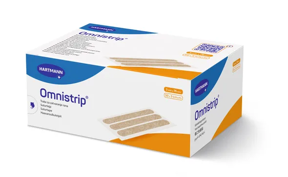 Omnistrip Wundnahtstreifen steril, 3 x 76mm, 1 x 5S t
