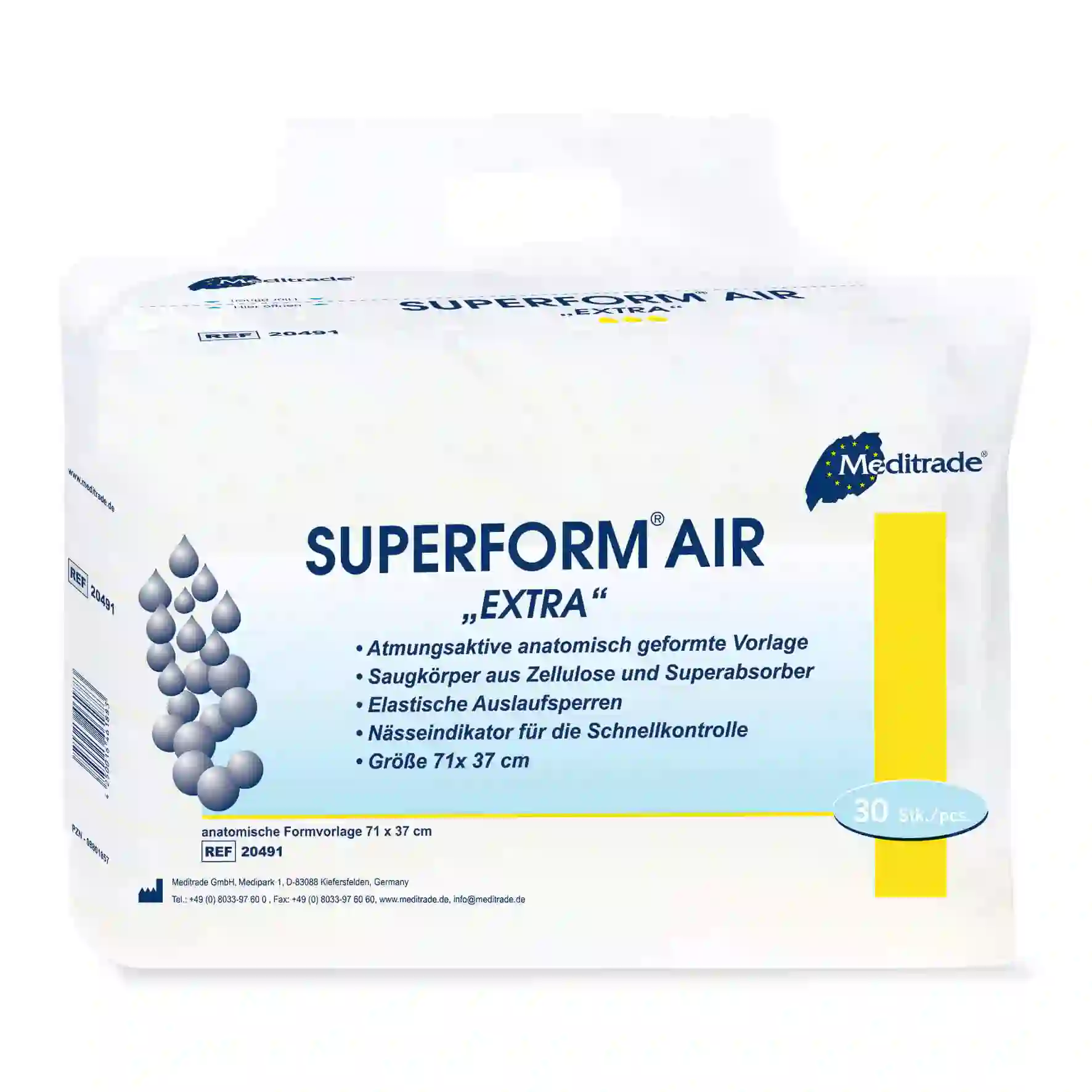 Meditrade Superform® Inkontinenzvorlage mit Doppelkissen