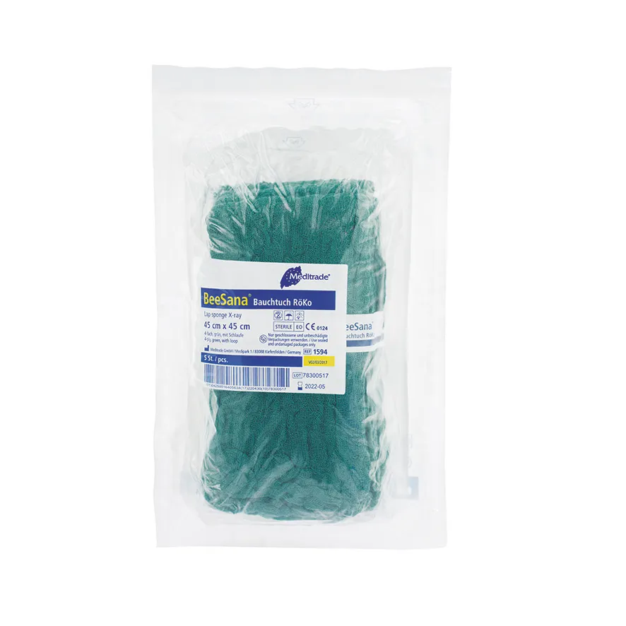 BeeSana® Bauchtuch, RöKo, steriles Einschlagtuch, 4-fach, mi